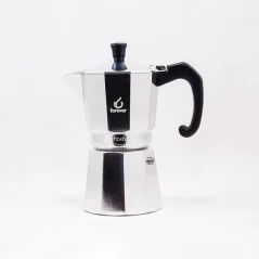 Silberne Moka-Kanne Forever Miss Prestige für 6 Tassen.