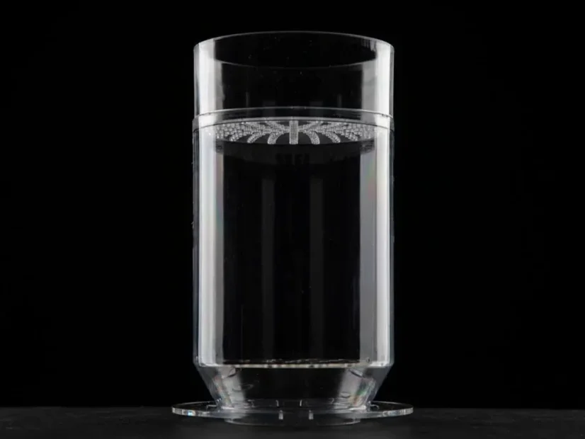 Tricolate Brewer by Aloe coffee, capable of preparing up to two cups of coffee at once.