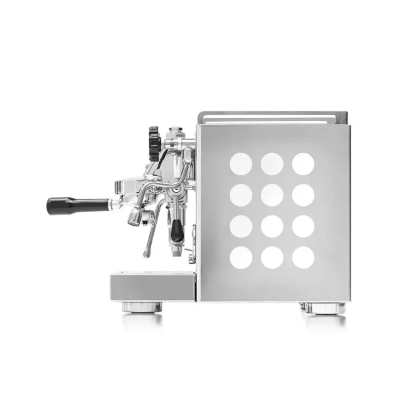 Lever espresso machine Rocket Espresso Appartamento White, equipped with a vibration pump, is ideal for home espresso preparation.