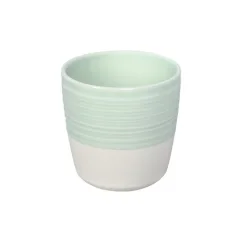Taza de cappuccino Loveramics Dale Harris de 200 ml de capacidad en color verde celadón, hecha de porcelana de alta calidad.