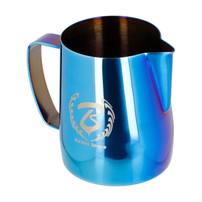 Pichet à lait bleu Barista Space.