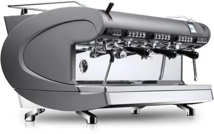 Professionelle Siebträger-Kaffeemaschine Nuova Simonelli Aurelia Wave UX 3GR, ideal für Espresso-Bars.