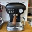 Home espresso machine Ascaso Dream PID in elegant matte black with 1100 W power.