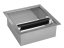 Built-in coffee grounds knock box S.