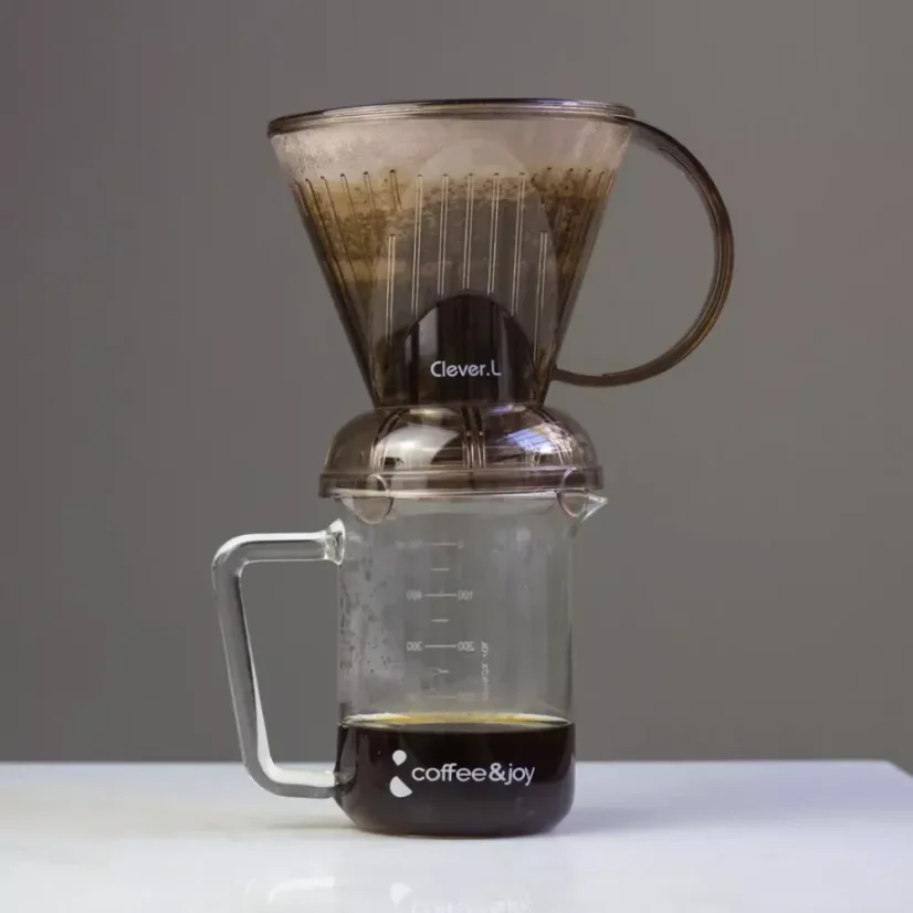 Clever dripper plastový dripper L 530 ml hnědý