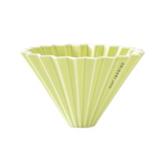 Origami keramický dripper M tmavo zelený - japonský porcelán