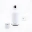 Weiße Asobu Urban Thermosflasche mit einem Volumen von 460 ml, ideal zum Warmhalten von Getränken unterwegs.