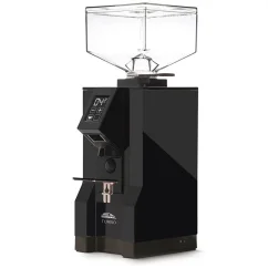 Eureka Mignon Turbo in black for grinding coffee for espresso.