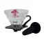 Hario V60 Glas-Dripper 02 schwarz