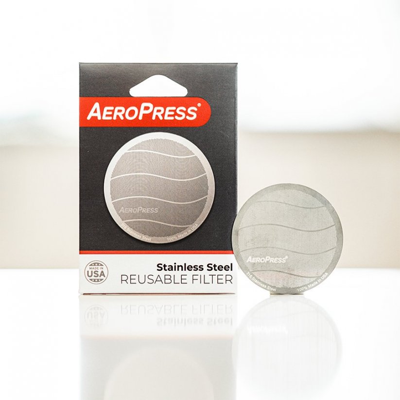 Aeropress stainless steel filter