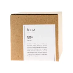 Aoomi Mess Mug 02 with a capacity of 330 ml, suitable for filtered tea and coffee.