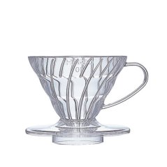 Plastic coffee dripper Hario V60-01 VDR-01T for making 1-2 cups of coffee.