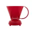 Překapávač Clever Dripper plastový L 500 ml v červenej farbe.