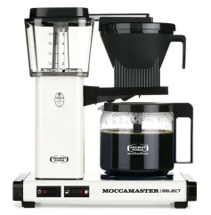 Moccamaster KBG Select Technivorm biały ekspres do kawy przelewowy.