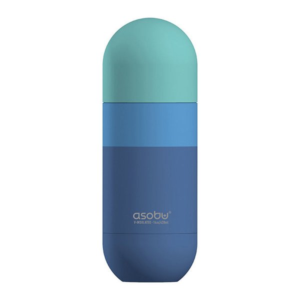 Бутилка Asobu Orb 420 ml, пастелно синя