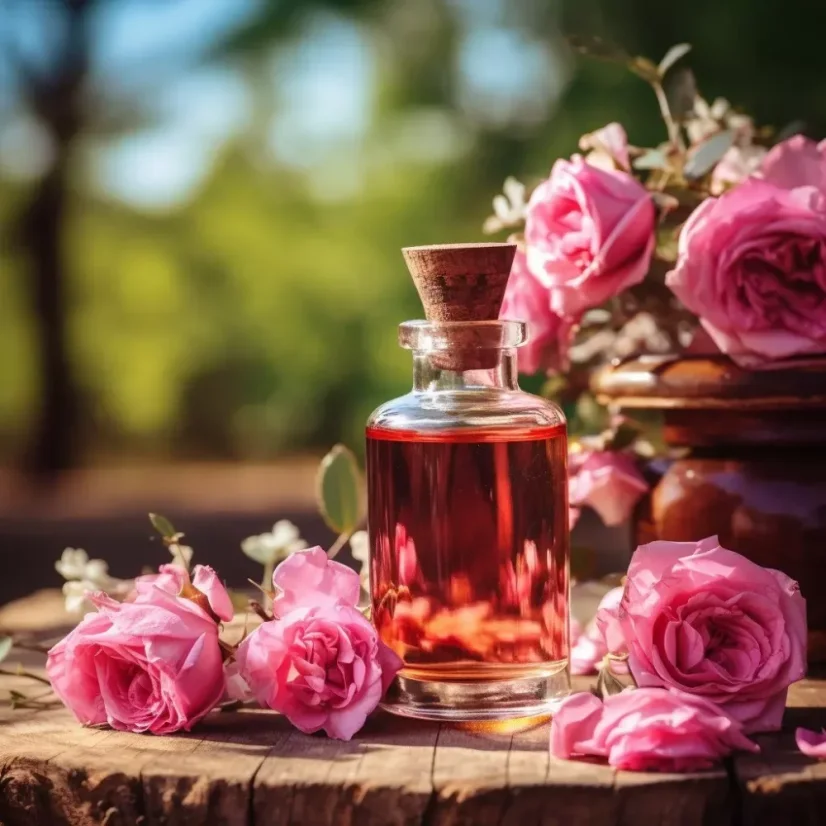 Huile essentielle Pistil Rose - 100% naturel, 10 ml avec un arôme floral.