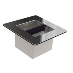 Knock Drawer Co Chute 1 Satin - Einbau-Abschlagbehälter für Kaffee