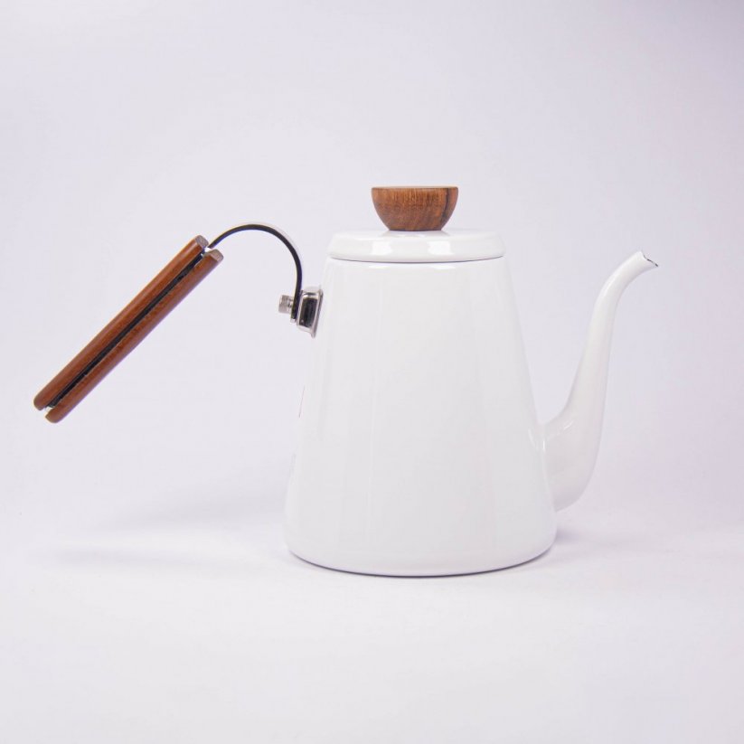 Hario Bona Enamel teapot 800 ml white