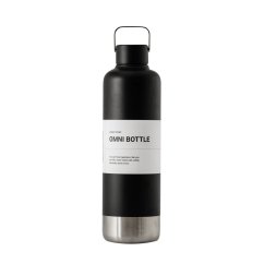 Black minimalist Goat Story Omni thermos 1000 ml.