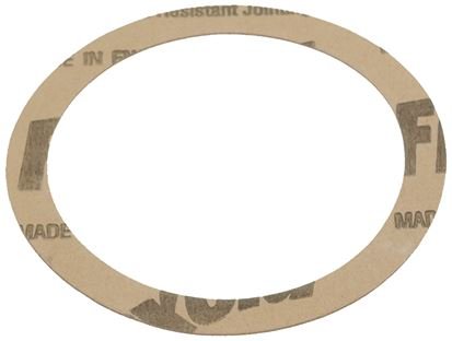 Paper gasket (spacer ring) measuring 72x58x0.8 mm, suitable for insulation and sealing in engineering.