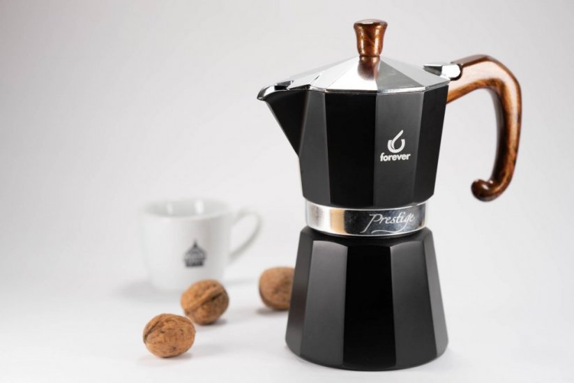 Forever Prestige Radica Moka for 6 cups, nuts and cup