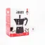 Cafetière Moka Bialetti Moka Express pour 6 tasses dans un élégant coloris noir, idéale pour la préparation d'un espresso fort et aromatique.