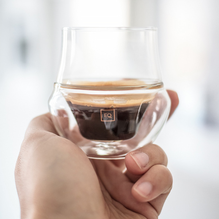 Kruve EQ Glass Set di due bicchieri da espresso Propel