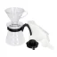 Hario sada V60-02 Pour Over Kit plastový čirý