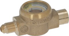 Feuchtigkeitsindikator 1/4" FM SAE 3950/22, Messeng mat engem Guckfenster a Gewandsenner op béide Säiten