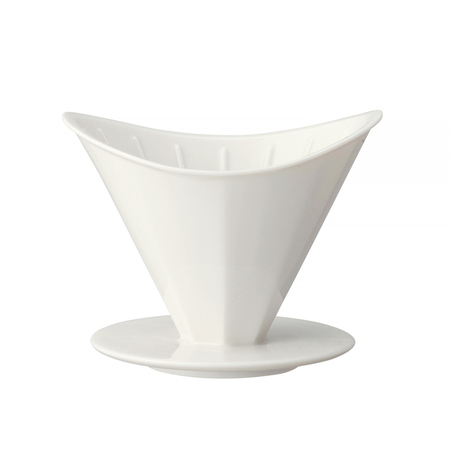 Dripper céramique blanc Kinto OCT 4 tasses - porcelaine japonaise