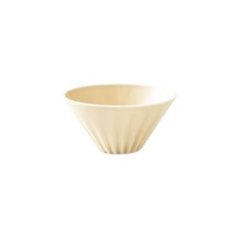 Dripper cerámico Origami para té beige mate - porcelana de calidad
