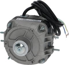 Ronnen Aluminiummotor WEIGUANG YZF mat engem wäissen zentrale Zapp, véier Montageschrauwen an engem schwaarzen Uschlosskabel. Ronnen Aluminiummotor WEIGUANG YZF mat engem wäissen zentrale Zapp, véier Montageschrauwen an engem schwaarzen Uschlosskabel.