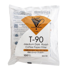 Cafec Medium Roast T-90 Pabeierfiltere fir V60-02 (100 Stéck)