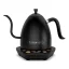 Digital Artisan Gooseneck coffee maker by Brewista in a luxurious matte black finish with a stopwatch function