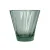 Zöld, csavart mintás Loveramics cappuccino pohár, üvegből készült, 180 ml űrtartalom.