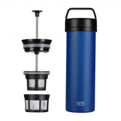 Espro Ultra Light Coffee Press v modrej farbe s objemom 450 ml.