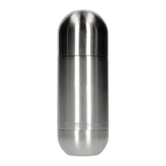 Strieborná termoska Asobu Orb Bottle s objemom 420 ml udrží váš nápoj teplý. Strieborná termoska Asobu Orb Bottle s objemom 420 ml udrží váš nápoj teplý.