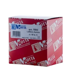Crucible à lait Motta Europa d'une capacité de 500 ml, fabriqué en acier inoxydable. Crucible à lait Motta Europa d'une capacité de 500 ml, fabriqué en acier inoxydable.