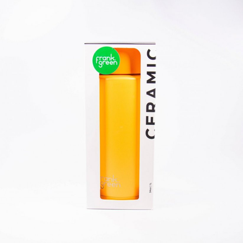 Frank Green Ceramic Neon Orange Straw Lid  1000 ml