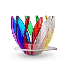 Hario V60 Suiren Kaffisdripper mat wiesselbare Rippen, Rainbow