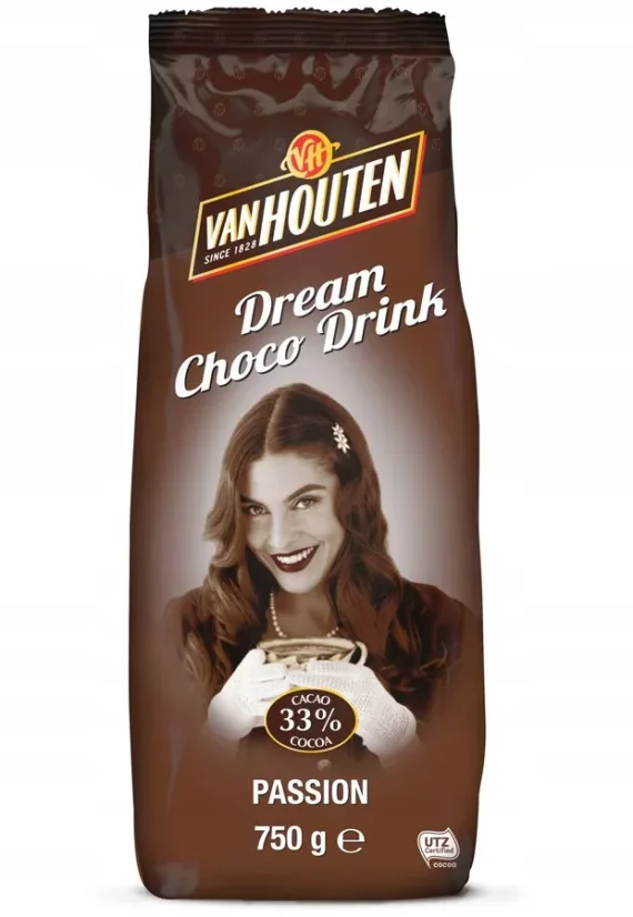 Chocolat chaud dans un emballage original Van Hauten Passion 750g
