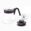 Transparente Kaffeekanne Hario Coffee Server V60-02 mit einem Volumen von 700 ml, geeignet für Liebhaber von hochwertigem Filterkaffee.