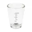 Glass lungo cup Hario Espresso Shot with a capacity of 140 ml in a clear design.
