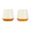Pair of white ceramic 70 ml Fellow Junior espresso cups, perfect for ristretto lovers.
