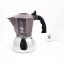 Silver Bialetti Brikka Induction moka pot for 4 cups brings traditional Italian coffee right into your kitchen.