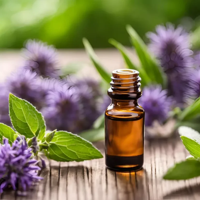 L'Yzop BIO est une huile essentielle 100 % naturelle qui offre un parfum herbacé pour la fraîcheur et la relaxation.