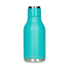 Termos Asobu Urban Water Bottle în culoare turcoaz cu capacitatea de 460 ml, ideal pentru călătorii.