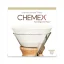 Paquete de filtros de papel FC-100 para preparar café en Chemex