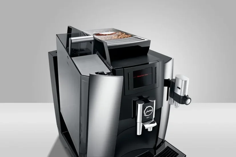 Máquina de café automática profesional Jura WE8 Chrome.