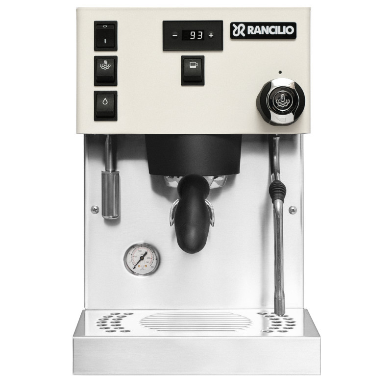 Rancilio Silvia PRO X blanc - machine à café à levier avec PID et 2 chaudières